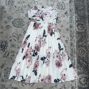 Floral Spaghetti Strap Dress
